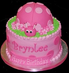Ladybug Birthday Cake on 10 Birthday Cakes Any Girl Would Love    Babysavers