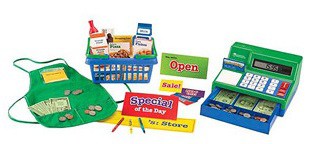 learning resources pretend and play cash register and supermarket