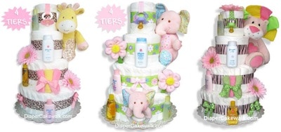 diaper cakes animals baby deals