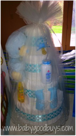 tiffany blue diaper cake baby deals