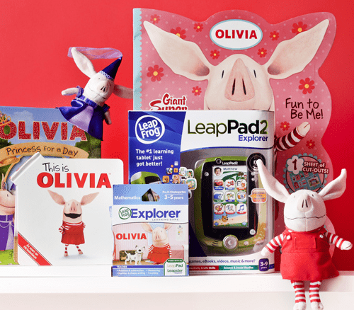 Win an Olivia Library with Books, a LeapPad2, Toys + a 50