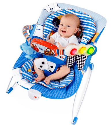 Baby in baby bouncer
