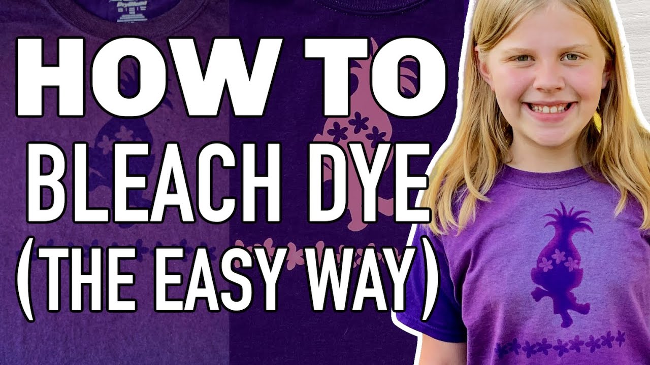 How to Bleach Dye a Shirt in 5 Minutes / Reverse Dye Easy DIY