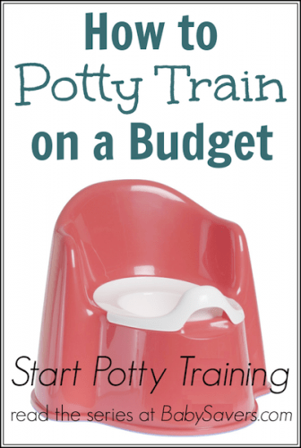 how to potty train on a budget