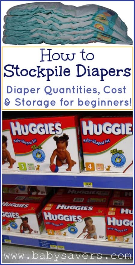 How to stockpile diapers
