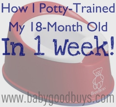 potty training 18 months