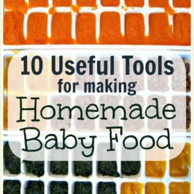 how to make homemade baby food
