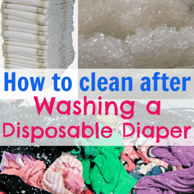 diaper in washer