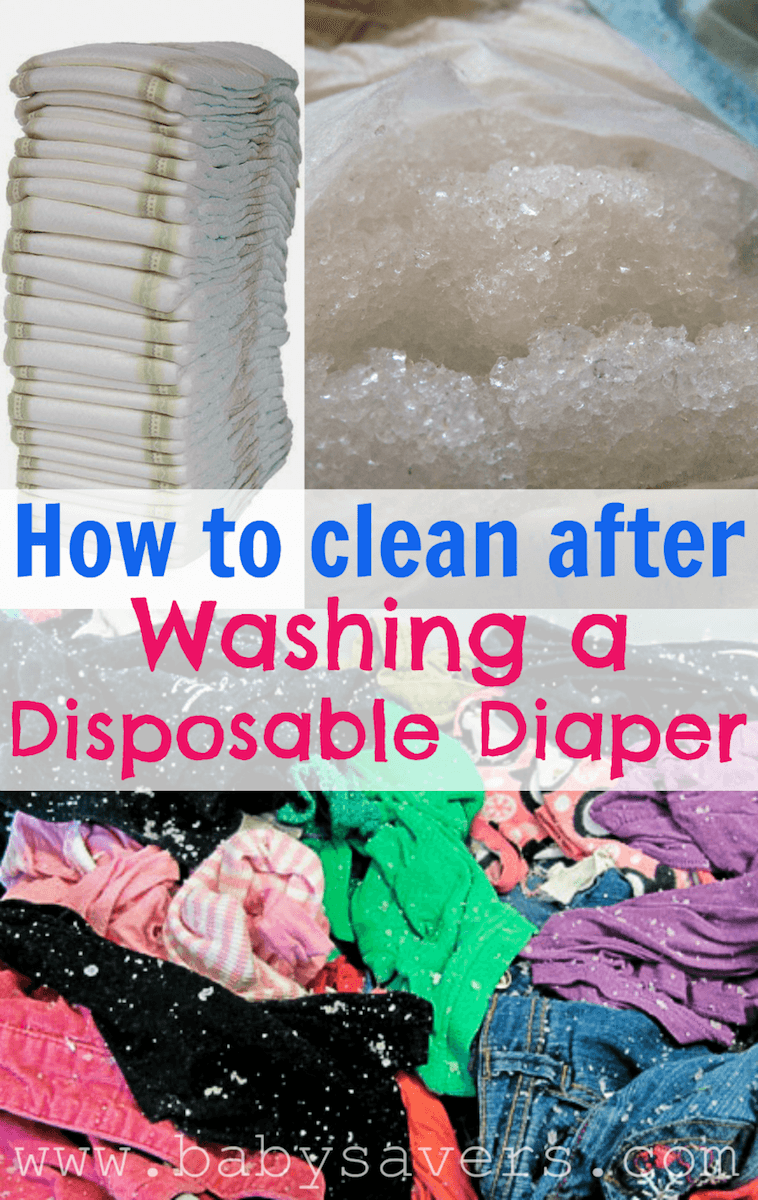 diaper in washer