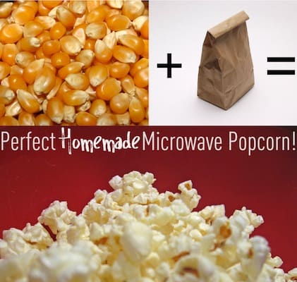 homemade microwave popcorn