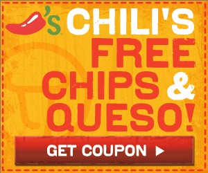 Chili S Printable Coupon Free Chips Queso