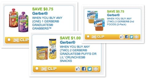 Baby food discounts and coupons