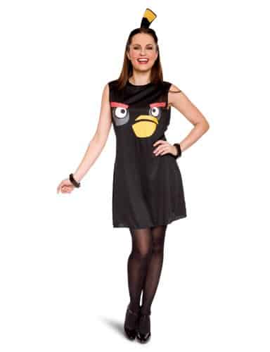 Angry Birds costume black dress bomb