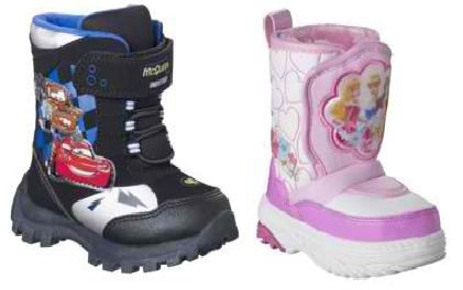 Save 50 on Toddler Boots Disney Cars or Princess Designs Free