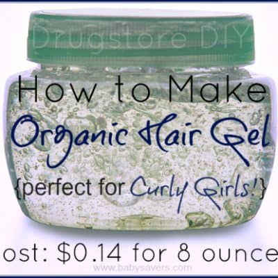 homemade hair gel