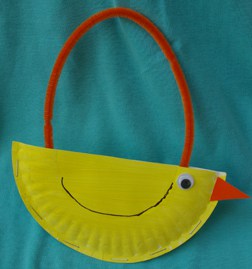 easter crafts for preschoolers chick purse