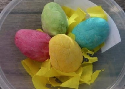 easter crafts for preschoolers play dough nest
