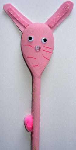 easter crafts for preschoolers wooden spoon bunny