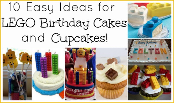 LEGO Cupcakes and Birthday Cakes