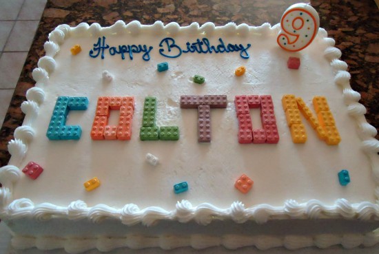 Lego Cupcakes and Birthday Cakes