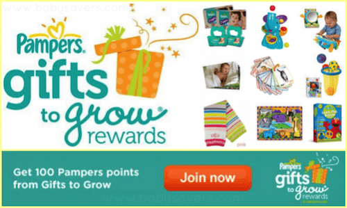 free pampers gifts to grow codes