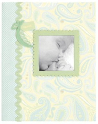 CR Gibson Sweet Pea Baby Memory Book 