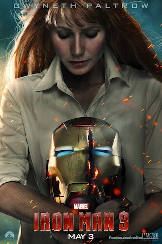 Iron Man 3 poster Gwyneth Paltrow