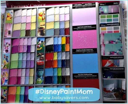 disney glidden paint display