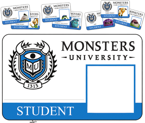 Monsters University Free Printable Activity Sheets