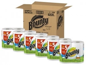 who has the cheapest bounty paper towels