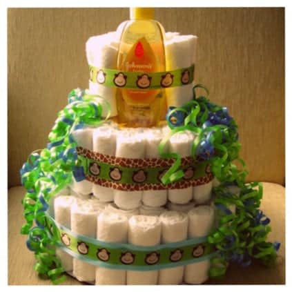 how to make a diaper cake