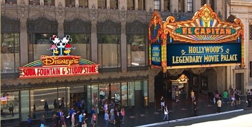 disney soda fountain at el capitan theater