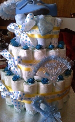 how to make a diaper cake