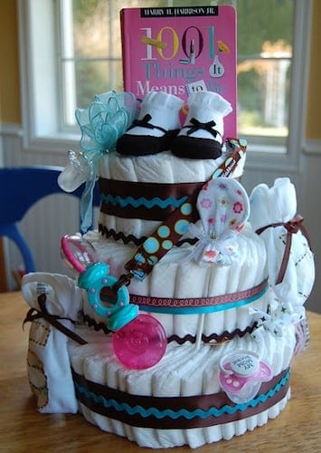 how to make a diaper cake