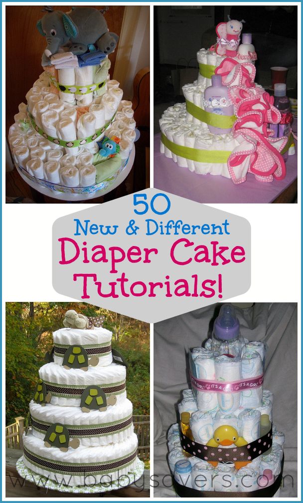 how to make a diaper cake