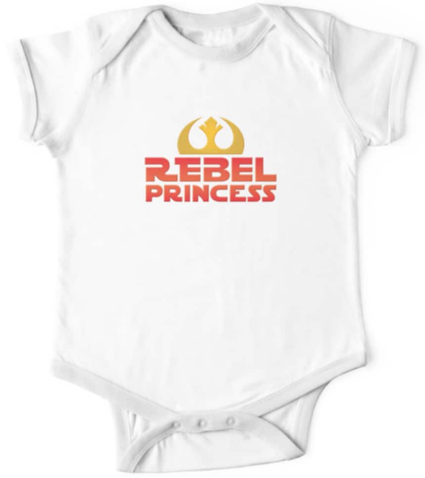 Star Wars onesie rebel princess