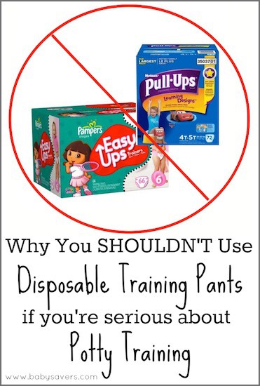 Why You Shouldn't Use Disposable Training Pants for Potty Training