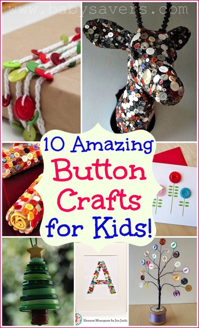 button crafts for kids