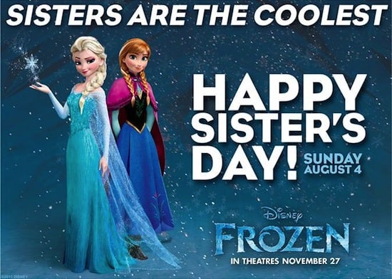 frozen sister day