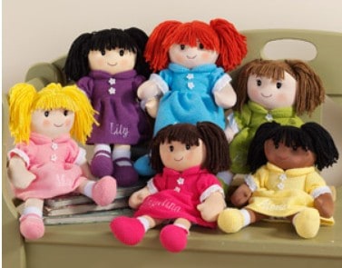Personalized rag dolls best sale walmart