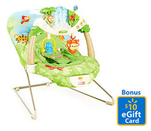 fisher price rainforest bouncer chair
