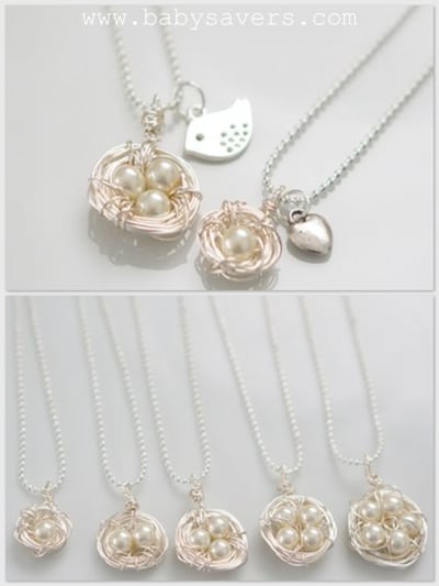 bird nest necklace