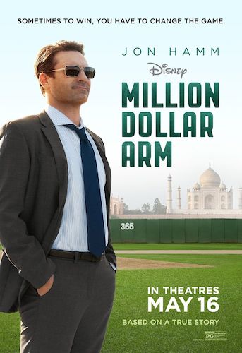 jon hamm million dollar arm poster