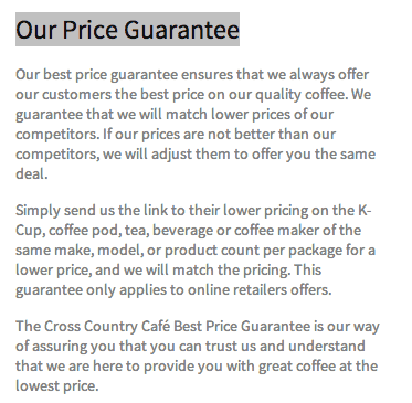 kcups best price guarantee