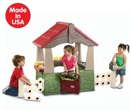 little tikes wood adventures glamping house