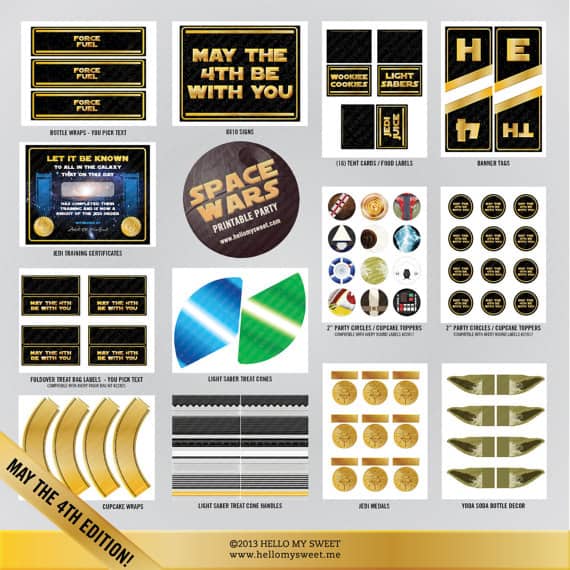 May the 4th printables for Star Wars day