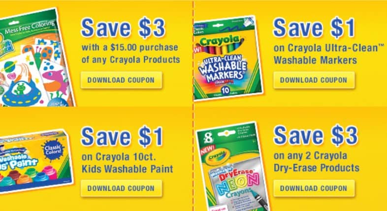 Crayola store coupons
