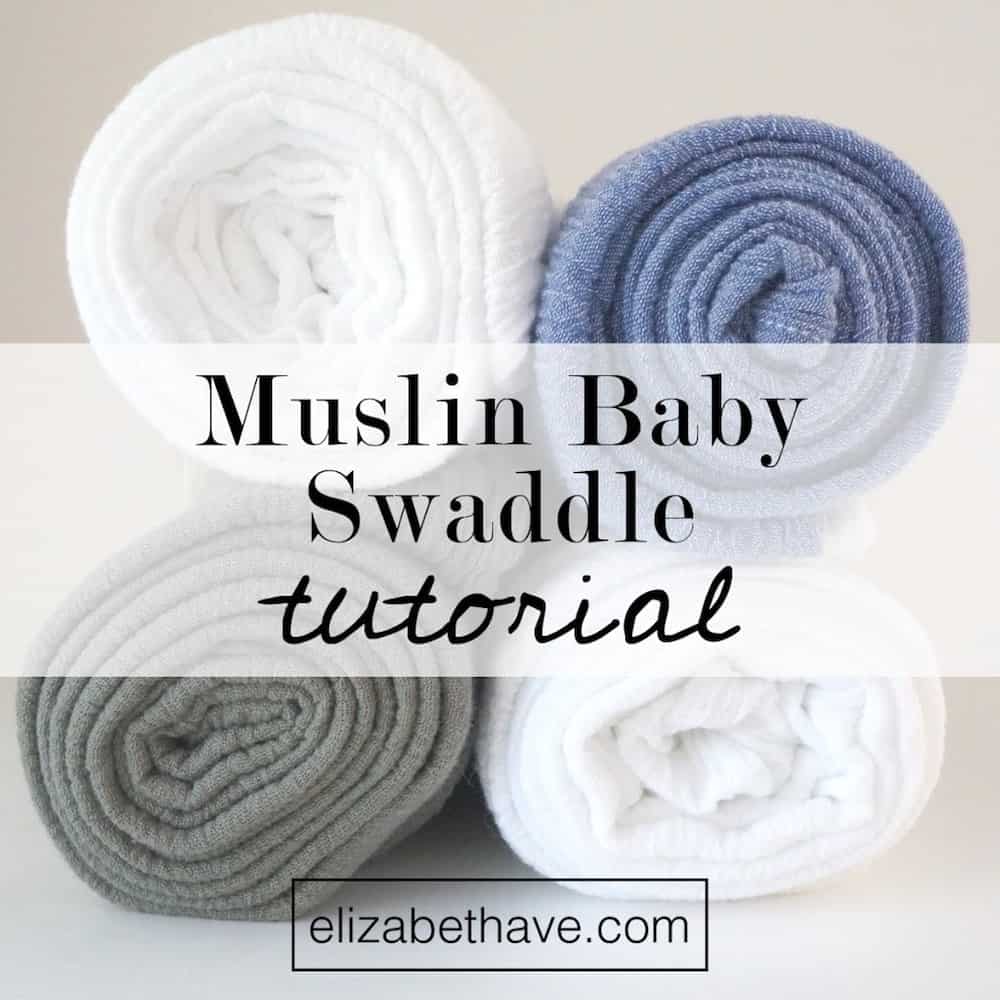 DIY swaddling blanket pattern