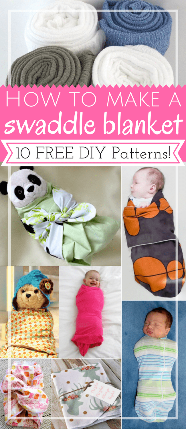 How To Make A Swaddle Blanket With 10 Free Diy Patterns How To Make A Swaddle Blanket With 10 Free Diy Patterns
