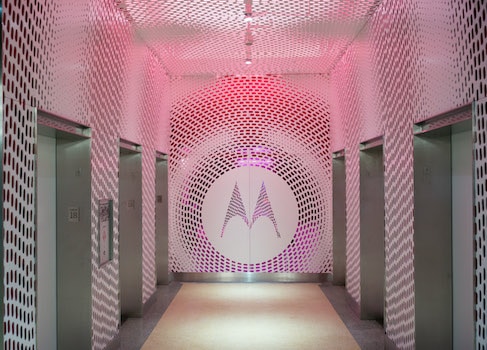 motorola headquarters elevator bank